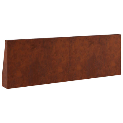 Retaining Wall 6 pcs 60 x 12 x 40 cm Weathering Steel Rusty
