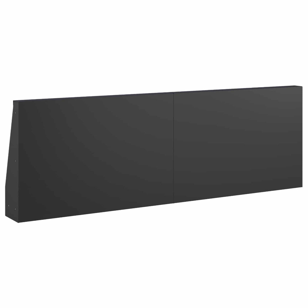 Retaining Wall 6 pcs 60 x 12 x 50 cm Steel Black