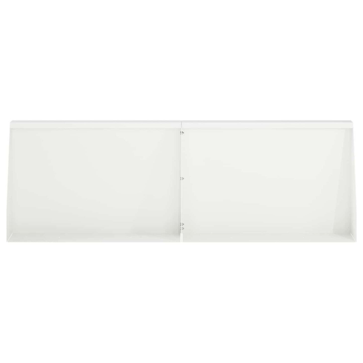 Retaining Wall 6 pcs 60 x 12 x 50 cm Steel White