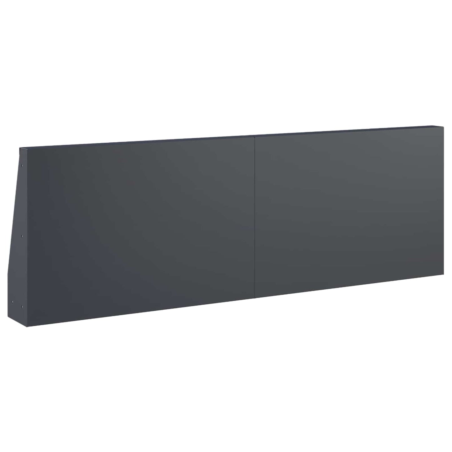 Retaining Wall 6 pcs 60 x 12 x 50 cm Steel Anthracite