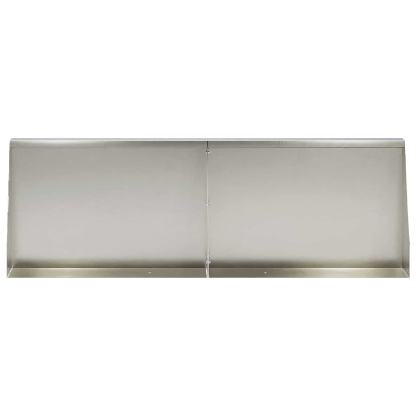 Retaining Wall 6 pcs 60 x 12 x 50 cm Stainless Steel Silver