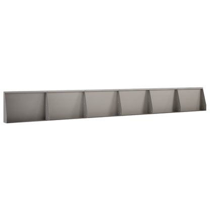 Retaining Wall 6 pcs 60 x 12 x 50 cm Weathering Steel Rusty