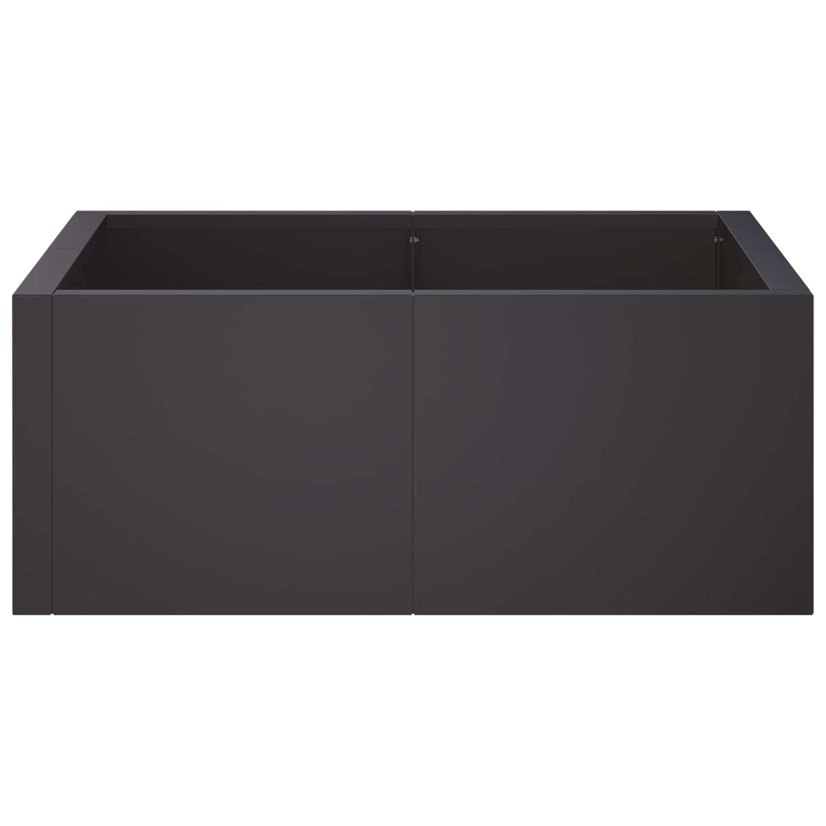 Retaining Wall 4 pcs 100 x 100 x 30 cm Steel Black