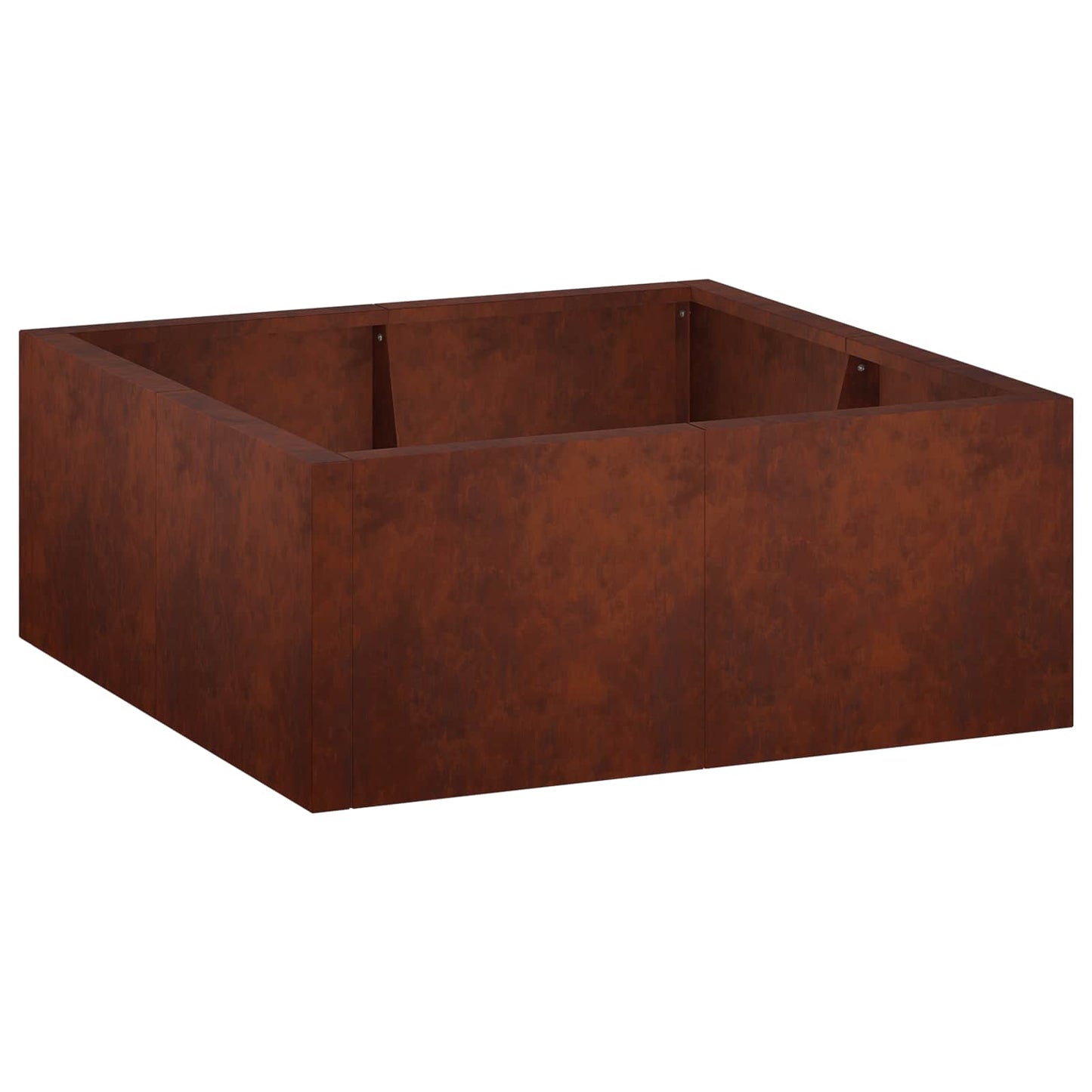 Retaining Wall 4 pcs 100 x 100 x 30 cm Weathering Steel Rusty