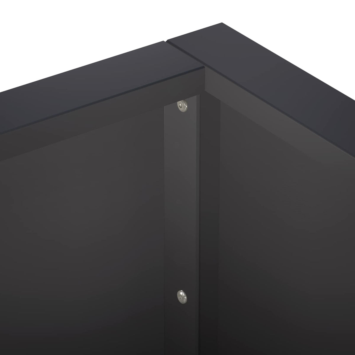 Retaining Wall 4 pcs 100 x 100 x 40 cm Steel Black