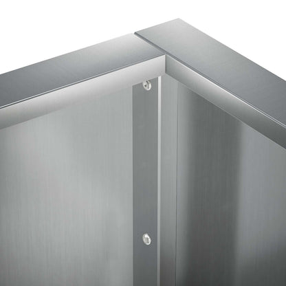 Retaining Wall 4 pcs 100 x 100 x 40 cm Galvanised Steel Silver