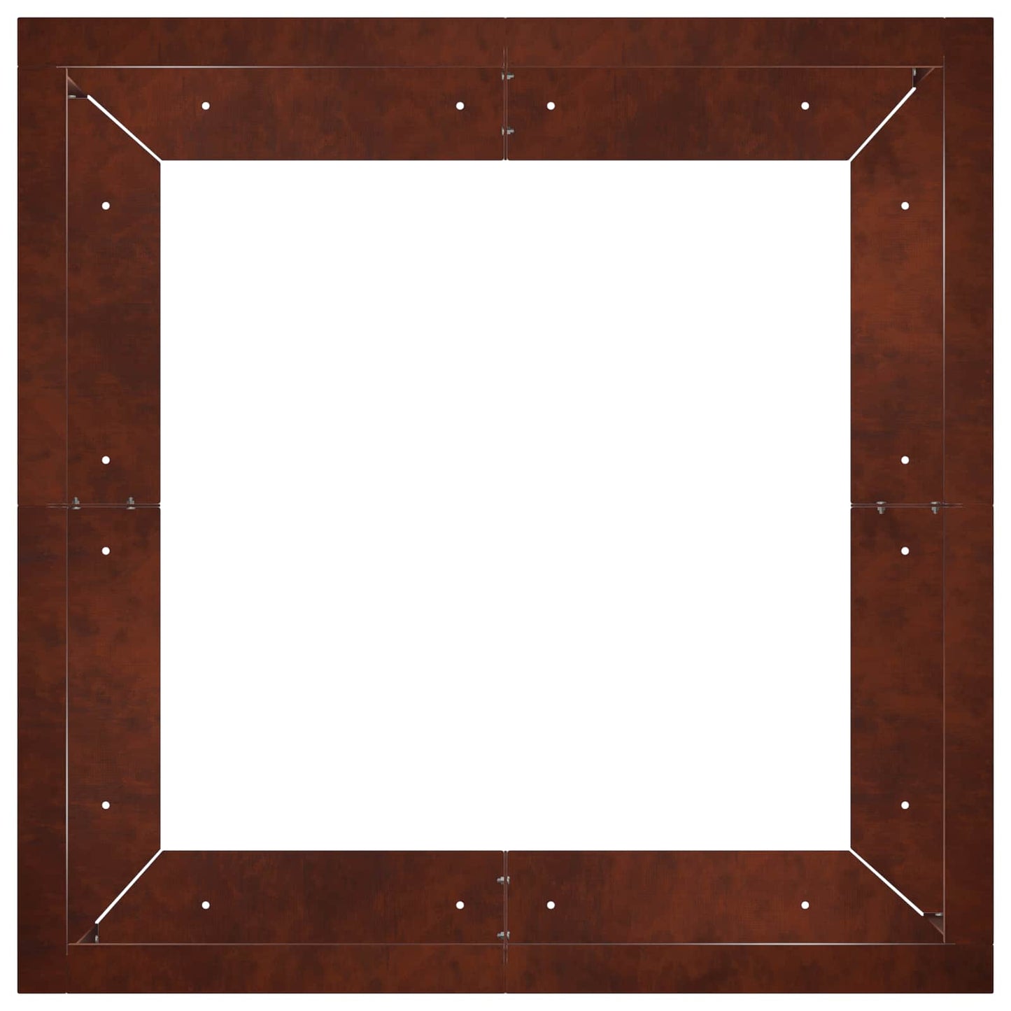 Retaining Wall 4 pcs 100 x 100 x 50 cm Weathering Steel Rusty