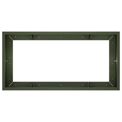Retaining Wall 6 pcs 200 x 100 x 30 cm Steel Olive Green