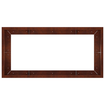Retaining Wall 6 pcs 200 x 100 x 30 cm Weathering Steel Rusty
