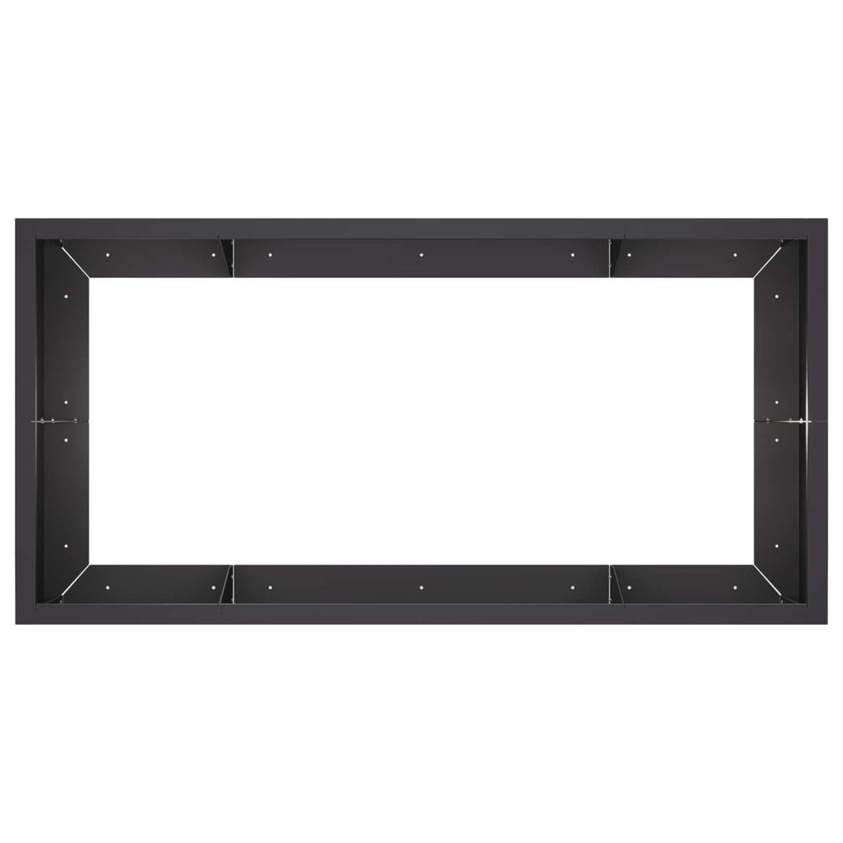 Retaining Wall 6 pcs 200 x 100 x 40 cm Steel Black