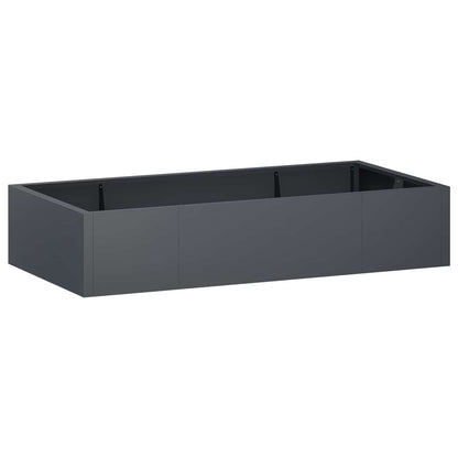 Retaining Wall 6 pcs 200 x 100 x 40 cm Steel Anthracite