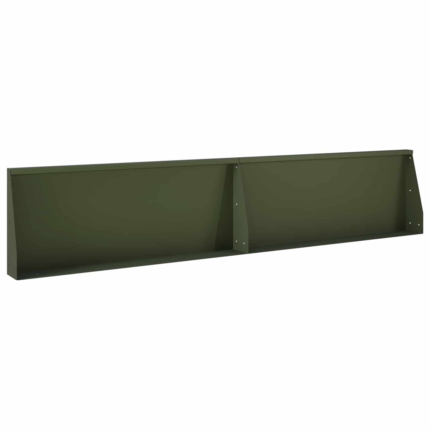 Retaining Wall 6 pcs 200 x 100 x 40 cm Steel Olive Green
