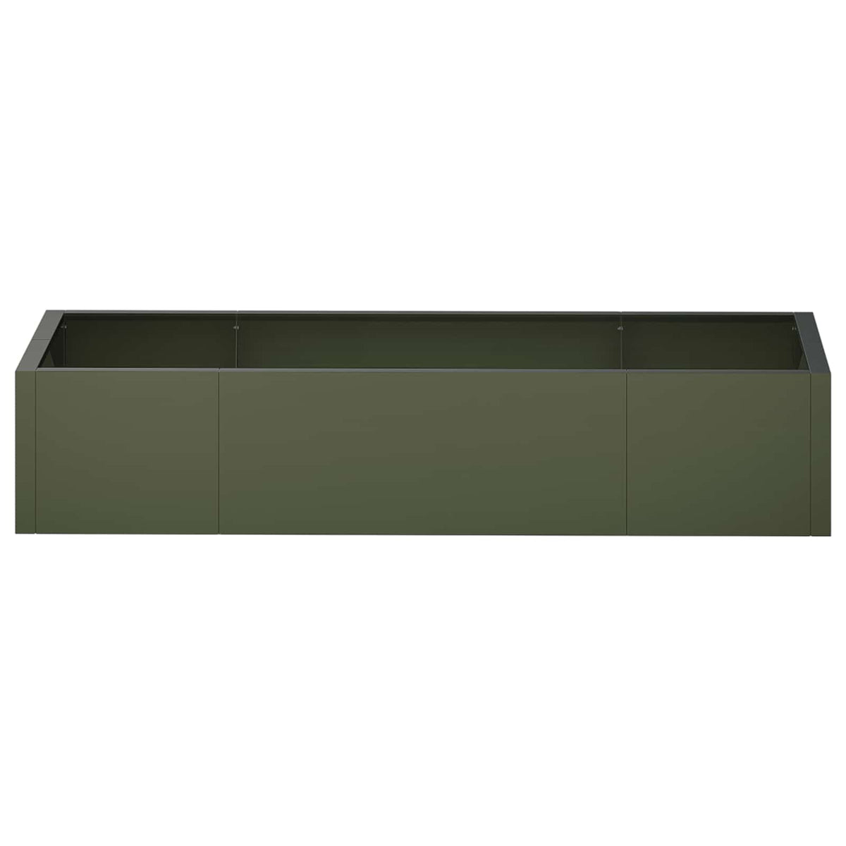 Retaining Wall 6 pcs 200 x 100 x 40 cm Steel Olive Green