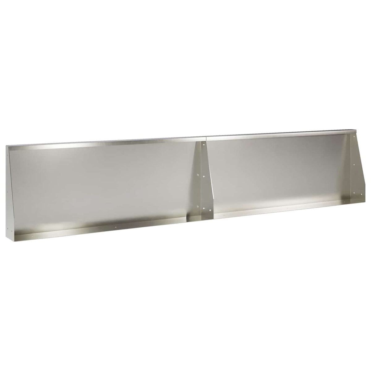 Retaining Wall 6 pcs 200 x 100 x 40 cm Stainless Steel Silver
