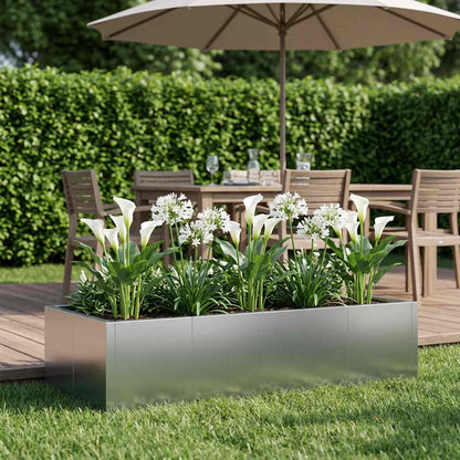 Retaining Wall 6 pcs 200 x 100 x 50 cm Galvanised Steel Silver