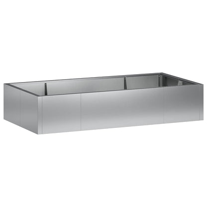 Retaining Wall 6 pcs 200 x 100 x 40 cm Galvanised Steel Silver