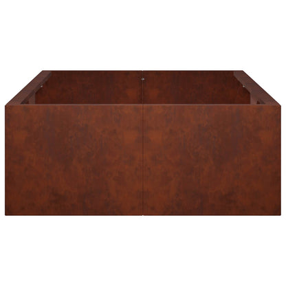 Retaining Wall 6 pcs 200 x 100 x 40 cm Weathering Steel Rusty