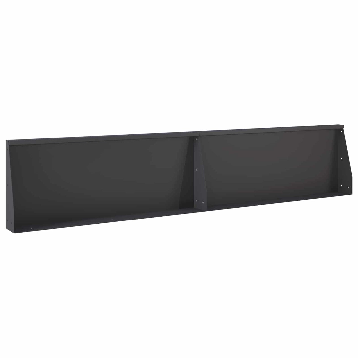 Retaining Wall 6 pcs 200 x 100 x 50 cm Steel Black