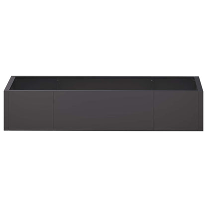 Retaining Wall 6 pcs 200 x 100 x 50 cm Steel Black
