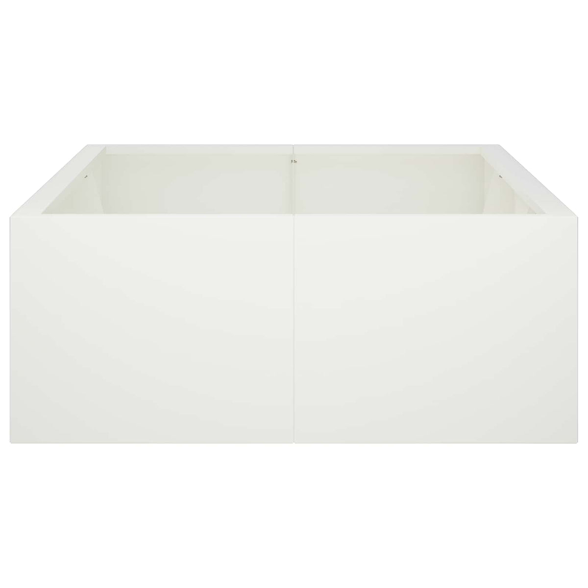 Retaining Wall 6 pcs 200 x 100 x 50 cm Steel White