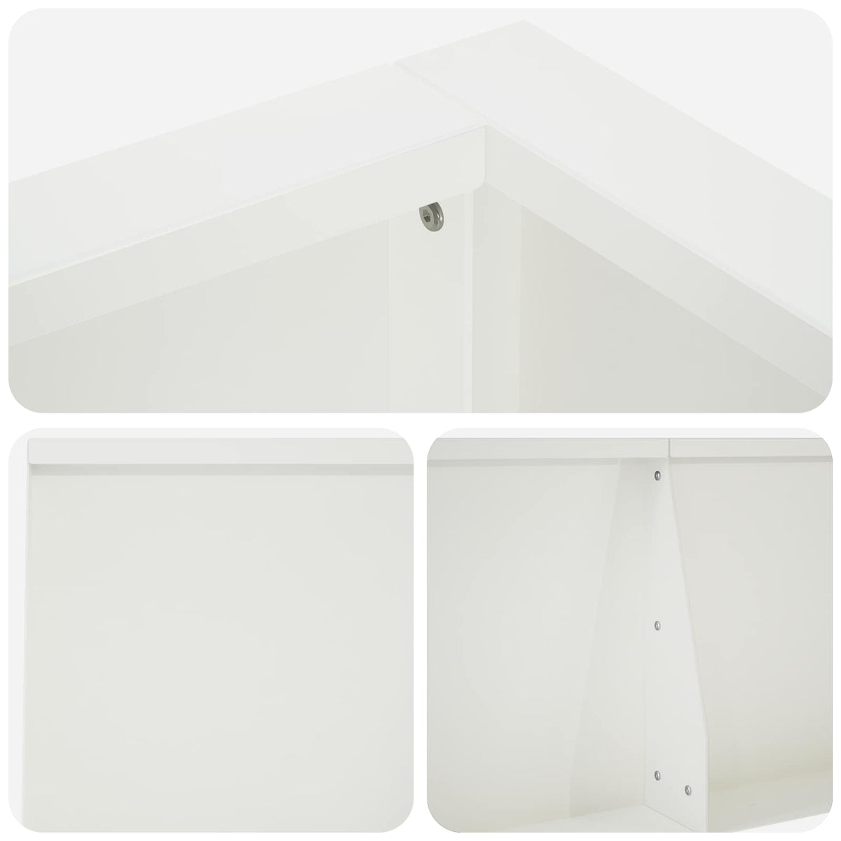 Retaining Wall 8 pcs 300 x 100 x 30 cm Steel White