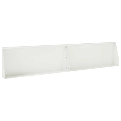 Retaining Wall 8 pcs 300 x 100 x 30 cm Steel White
