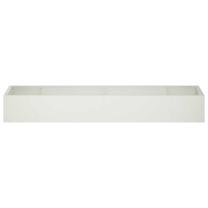Retaining Wall 8 pcs 300 x 100 x 30 cm Steel White