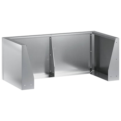 Retaining Wall 8 pcs 300 x 100 x 30 cm Galvanised Steel Silver