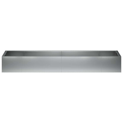 Retaining Wall 8 pcs 300 x 100 x 30 cm Galvanised Steel Silver