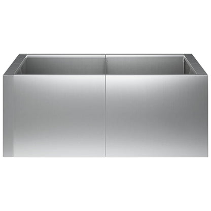 Retaining Wall 8 pcs 300 x 100 x 30 cm Galvanised Steel Silver