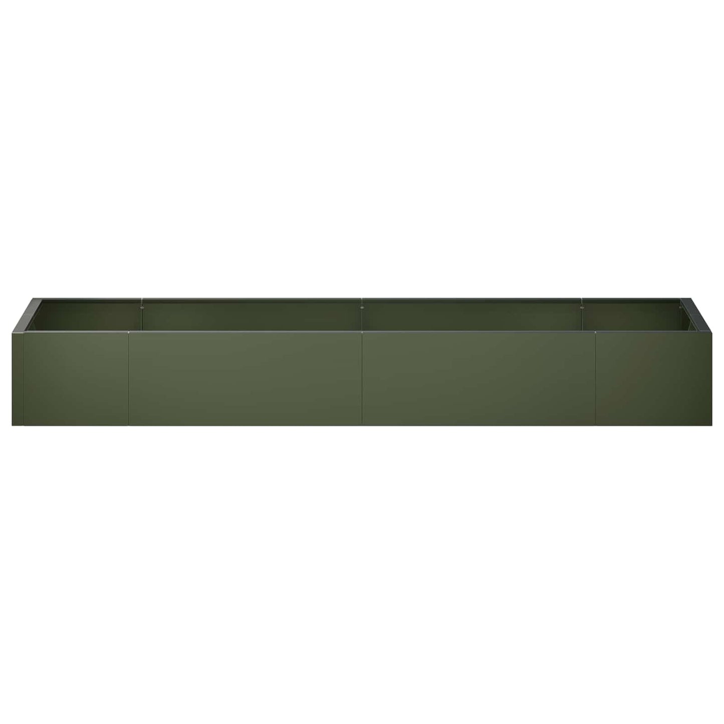 Retaining Wall 8 pcs 300 x 100 x 40 cm Steel Olive Green