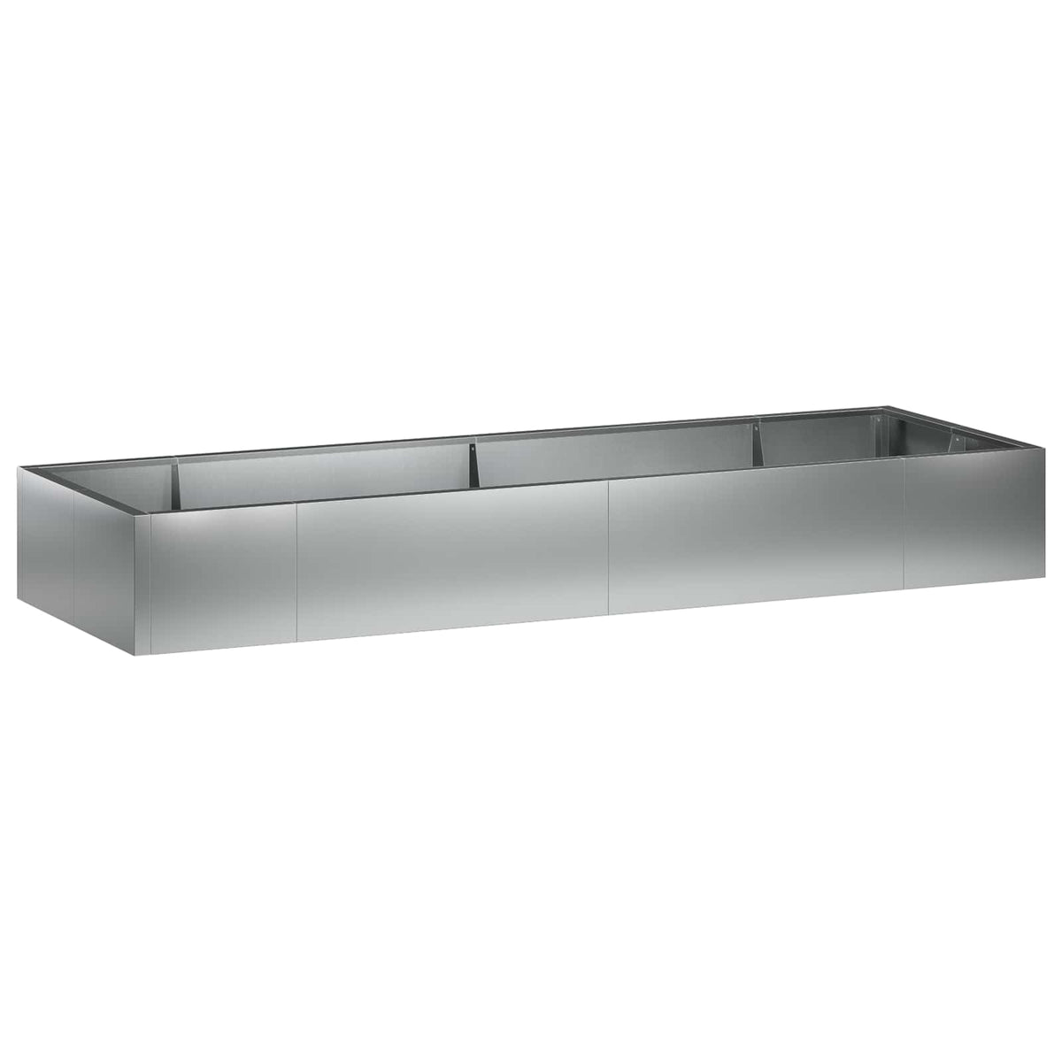 Retaining Wall 8 pcs 300 x 100 x 40 cm Galvanised Steel Silver