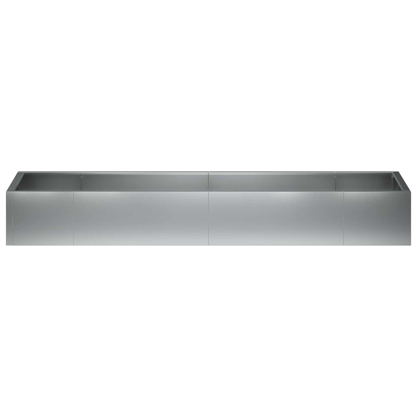 Retaining Wall 8 pcs 300 x 100 x 40 cm Galvanised Steel Silver