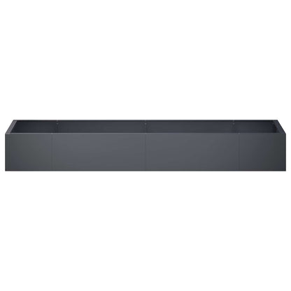 Retaining Wall 8 pcs 300 x 100 x 50 cm Steel Anthracite