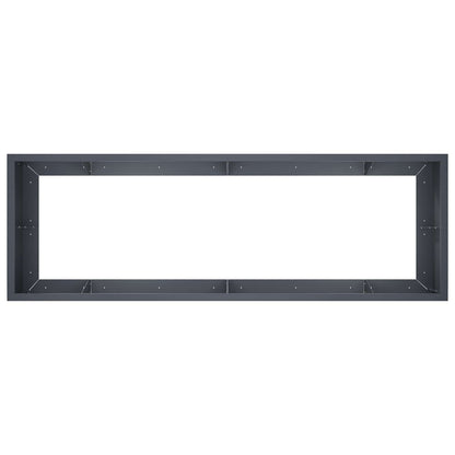 Retaining Wall 8 pcs 300 x 100 x 50 cm Steel Anthracite