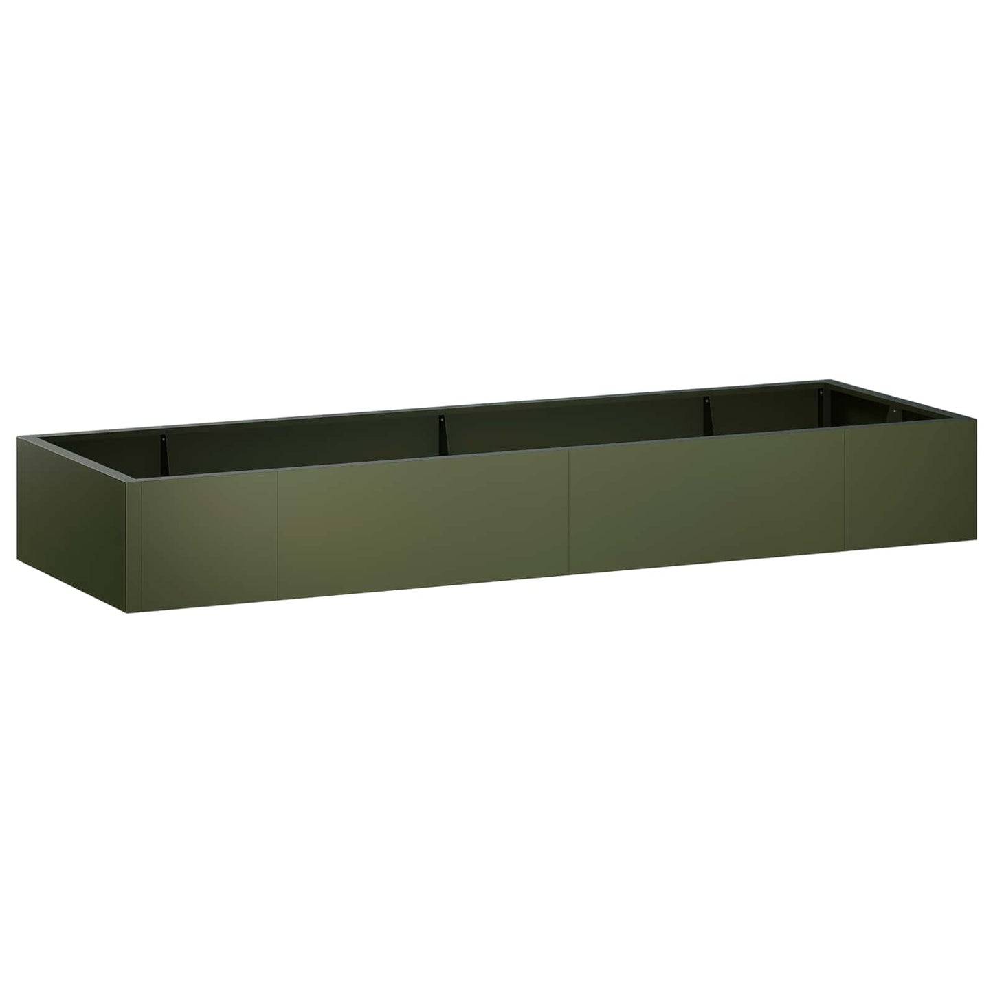 Retaining Wall 8 pcs 300 x 100 x 50 cm Steel Olive Green