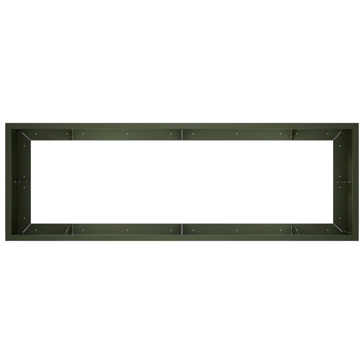 Retaining Wall 8 pcs 300 x 100 x 50 cm Steel Olive Green