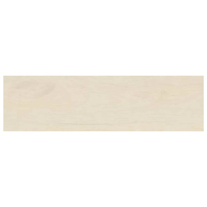 Stair Tread 2 pcs 100 x 25 x 2 cm White Solid Oak Wood