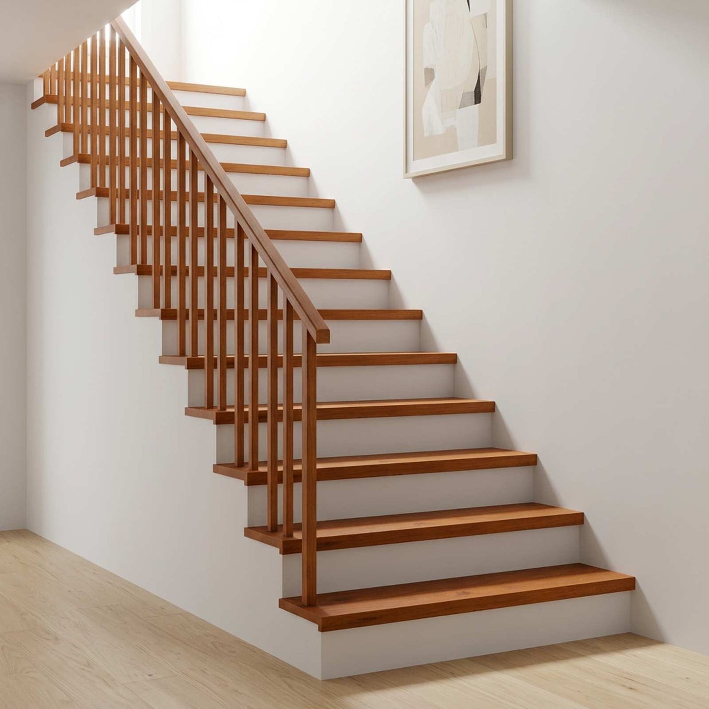 Stair Tread 2 pcs 100 x 30 x 2 cm Brown Solid Oak Wood