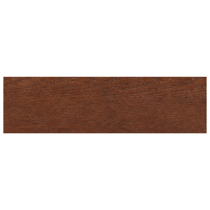 Stair Tread 2 pcs 100 x 25 x 2 cm Dark Brown Solid Oak Wood
