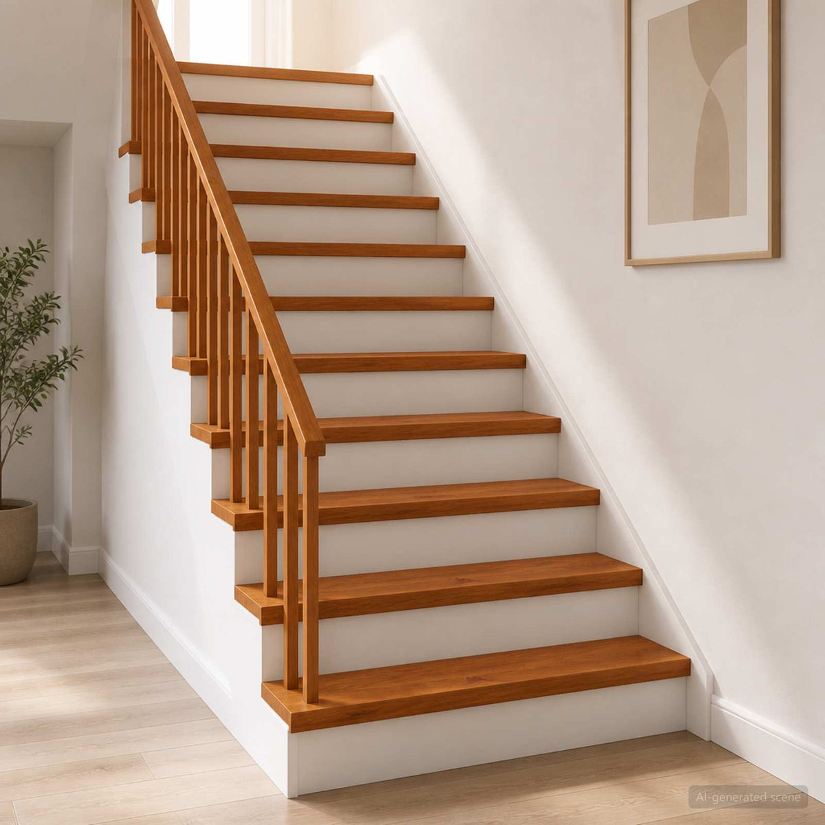 Stair Tread 8 pcs 120 x 25 x 2 cm Brown Solid Oak Wood
