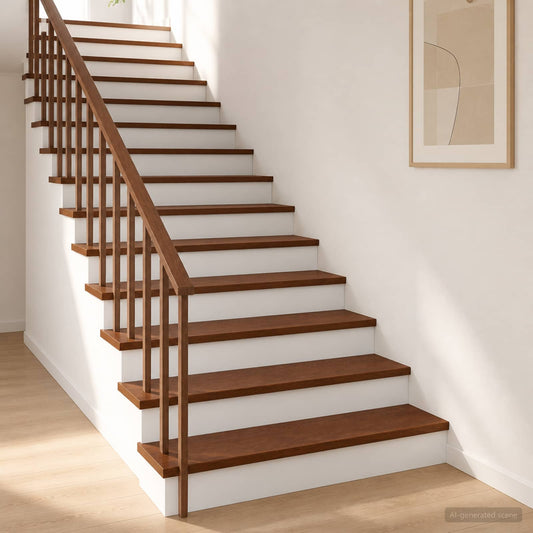Stair Tread 8 pcs 70 x 30 x 2 cm Dark Brown Solid Oak Wood