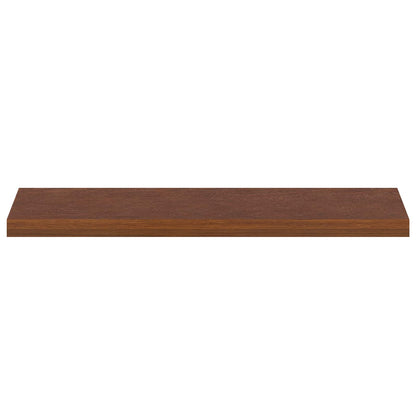 Stair Tread 8 pcs 90 x 25 x 2 cm Dark Brown Solid Oak Wood