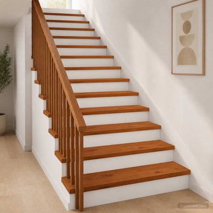 Stair Tread 12 pcs 80 x 30 x 2 cm Brown Solid Oak Wood