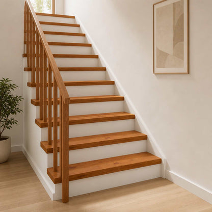 Stair Tread 12 pcs 120 x 25 x 2 cm Brown Solid Oak Wood