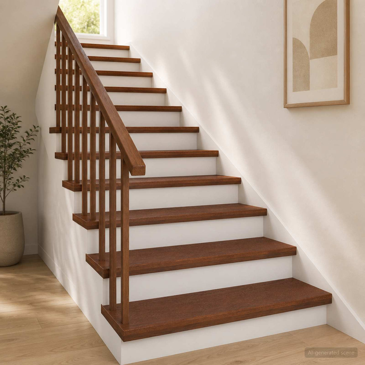 Stair Tread 12 pcs 90 x 30 x 2 cm Dark Brown Solid Oak Wood