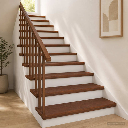 Stair Tread 12 pcs 90 x 25 x 2 cm Dark Brown Solid Oak Wood