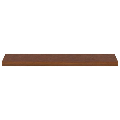 Stair Tread 12 pcs 120 x 25 x 2 cm Dark Brown Solid Oak Wood