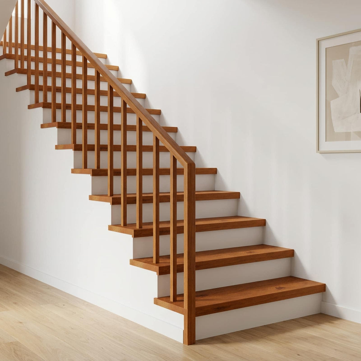 Stair Tread 16 pcs 80 x 30 x 2 cm Brown Solid Oak Wood