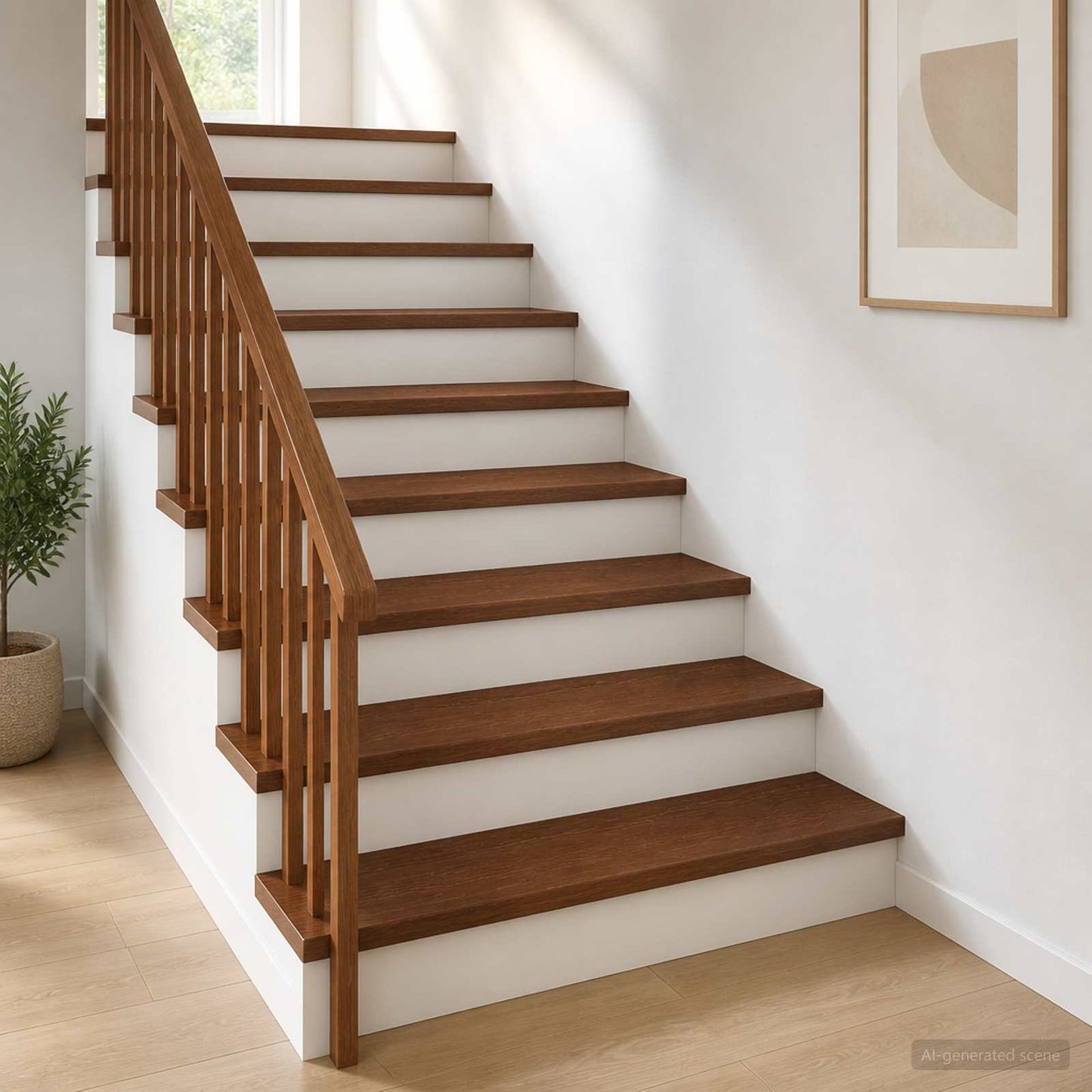Stair Tread 16 pcs 80 x 30 x 2 cm Dark Brown Solid Oak Wood